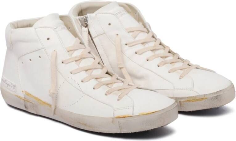 Philippe Model Stijlvolle Sneakers White Heren