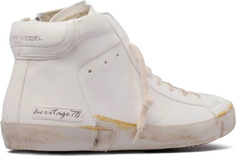 Philippe Model Stijlvolle Sneakers White Heren