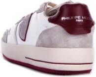 Philippe Model Suède Logo Sneakers Rubberen Zool White Heren