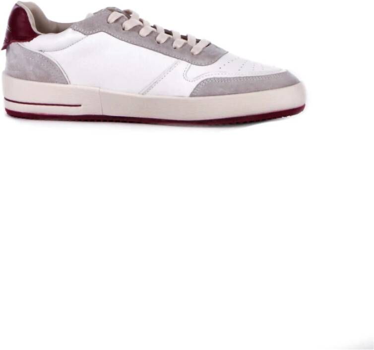 Philippe Model Suède Logo Sneakers Rubberen Zool White Heren