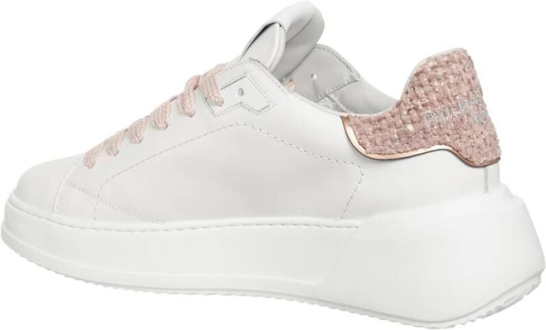 Philippe Model Tempel Sneakers met vetersluiting White Dames