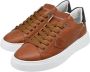 Philippe Model Temple Low Sneakers in Cognac Brown Heren - Thumbnail 3