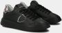 Philippe Model Zwarte Tennissneakers voor Vrouwen uit de Jaren Negentig Black Dames - Thumbnail 2