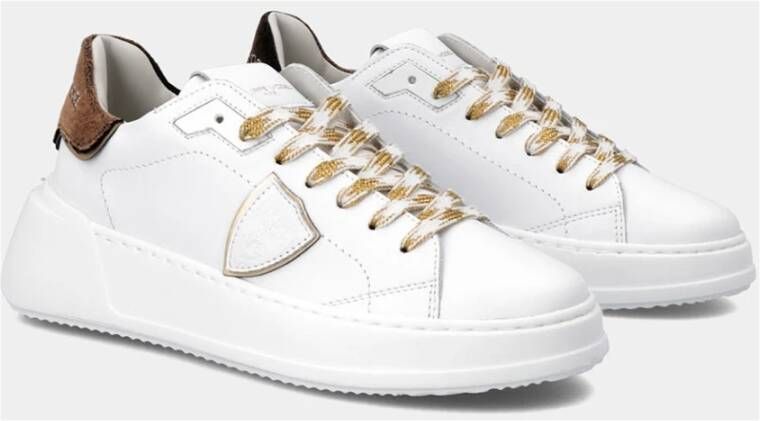 Philippe Model Tres Temple Lage Dames Sneakers Wit Dames