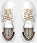 Philippe Model Witte Leren Sneaker met Vintage Velvet Detail White Dames - Thumbnail 7