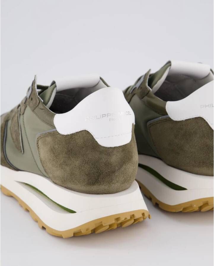 Philippe Model Tropez Haute Low Man Sneakers Green Heren