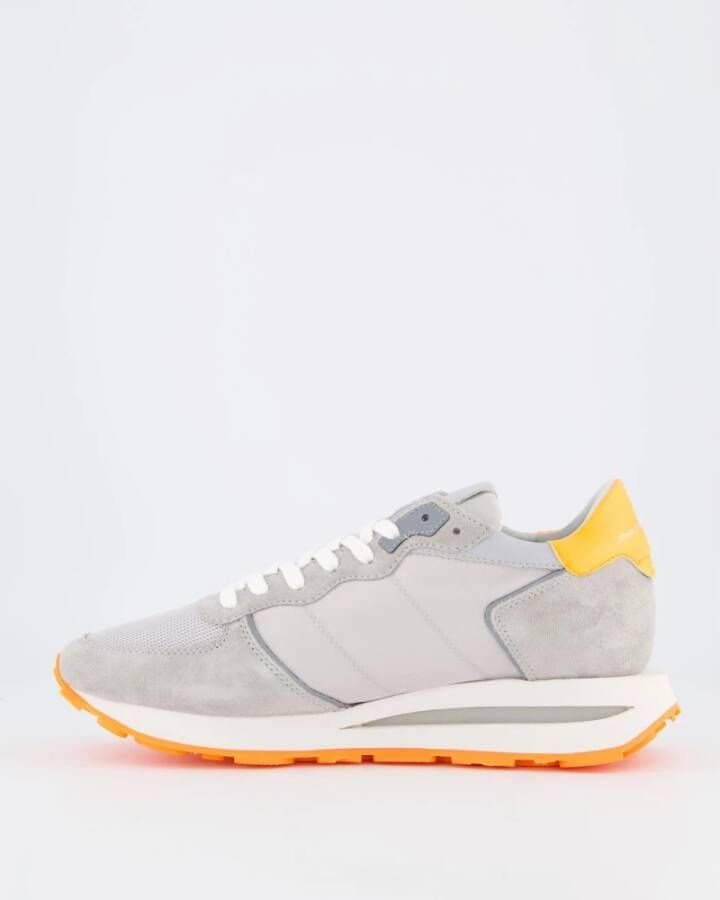 Philippe Model Tropez Haute Low Sneakers Gray Heren