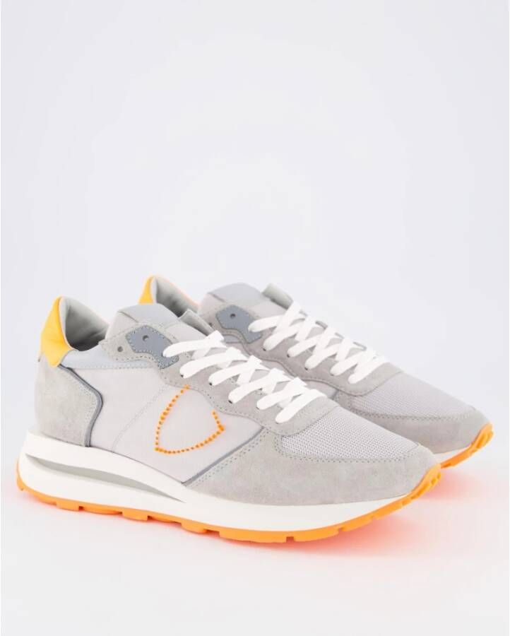 Philippe Model Tropez Haute Low Sneakers Gray Heren