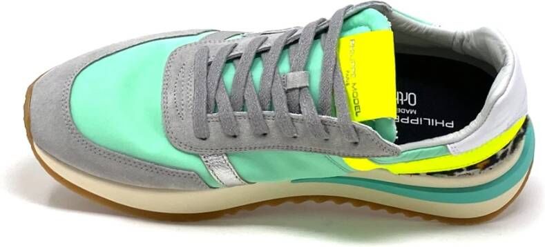 Philippe Model Tropez low top sneaker Groen Dames