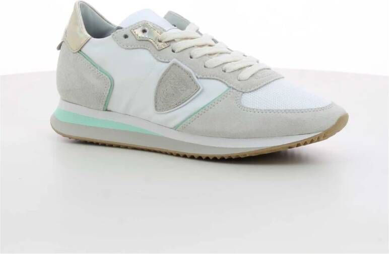 Philippe Model Turquoise Trpx Z24 Damesschoenen White Dames