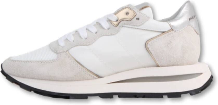 Philippe Model Urban Actieve Sneaker met Retro-geïnspireerd Ontwerp White Dames