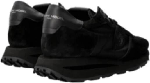 Philippe Model Urban Zwarte Suède Sneakers Black Heren