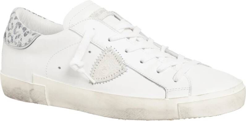 Philippe Model Vetersluiting Plain Sneakers White Dames