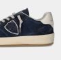 Philippe Model Vintage-geïnspireerde Lage Top Blauwe Sneakers Blue Heren - Thumbnail 6