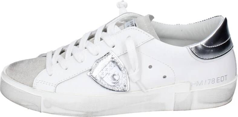 Philippe Model Vintage Leren Dames Sneakers White Dames