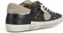 Philippe Model Vintage Leren Sneakers Black Heren - Thumbnail 3