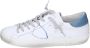 Philippe Model Vintage Leren Sneakers voor Mannen White Heren - Thumbnail 2