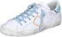 Philippe Model Vintage Leren Sneakers voor Mannen White Heren - Thumbnail 5