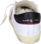 Philippe Model Vintage Leren Sneakers voor Mannen White Heren - Thumbnail 3