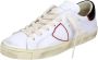 Philippe Model Vintage Leren Sneakers voor Mannen White Heren - Thumbnail 5