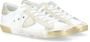 Philippe Model Vintage Sneaker in wit goud blauw White Dames - Thumbnail 2