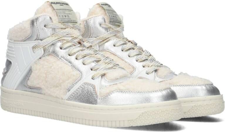 Philippe Model Witte Hoge Top Sneakers La Grande Mid Woman White Dames