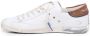 Philippe Model Witte Kalfsleren Lage Sneakers met Metalen Details White Heren - Thumbnail 4