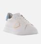 Philippe Model Witte lage sneakers met bovenwerk van kalfsleer White Heren - Thumbnail 4