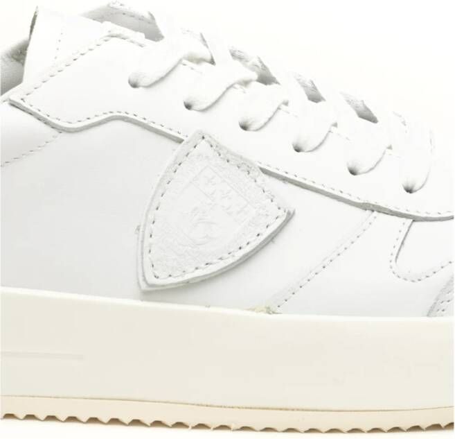 Philippe Model Witte Lage Sneakers White Heren