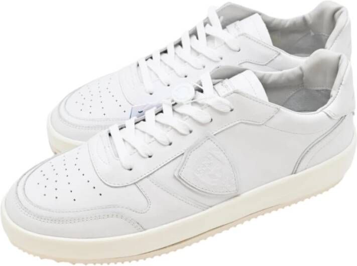 Philippe Model Witte Lage Top Sneakers White Heren