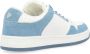 Philippe Model Witte leren en denim sneakers Blue Heren - Thumbnail 3