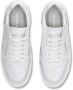 Philippe Model Witte Sneakers met Logo Patch en Contrasterende Hiel White Dames - Thumbnail 47