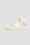 Philippe Model Witte Leren Mid-Top Sneakers White Heren - Thumbnail 4