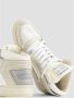 Philippe Model Witte Leren Mid-Top Sneakers White Heren - Thumbnail 6