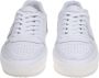 Philippe Model Witte Leren Sneakers Lage Top White Heren - Thumbnail 2