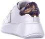 Philippe Model Sneakers van kalfsleer met metallic hiel White Dames - Thumbnail 7