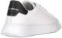 Philippe Model Witte Leren Sneakers Logo Rubberen Zool White Heren - Thumbnail 3