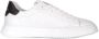 Philippe Model Witte Leren Sneakers Logo Rubberen Zool White Heren - Thumbnail 4