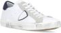 Philippe Model Witte Leren Sneakers met Contrasterende Details White Heren - Thumbnail 2