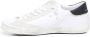 Philippe Model Witte Leren Sneakers met Contrasterende Hiel White Heren - Thumbnail 8