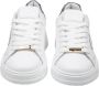 Philippe Model Witte leren sneakers met gouden hiel White Dames - Thumbnail 2