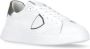 Philippe Model Witte Leren Sneakers met Logodetails White Heren - Thumbnail 3