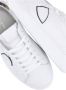 Philippe Model Witte Leren Sneakers met Logodetails White Heren - Thumbnail 6