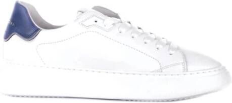 Philippe Model Witte Leren Sneakers Rubberen Zool White Heren