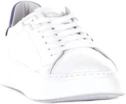 Philippe Model Witte Leren Sneakers Rubberen Zool White Heren