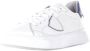 Philippe Model Witte Leren Sneakers Rubberen Zool White Heren - Thumbnail 6