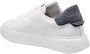 Philippe Model Witte Leren Sneakers Veterschoenen White Heren - Thumbnail 3