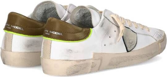 Philippe Model Witte Platte Schoenen Paris Sneaker White Heren