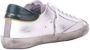 Philippe Model Witte Sneakers Logo Suède Rubberen Zool White Heren - Thumbnail 9