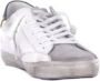 Philippe Model Witte Sneakers Logo Suède Rubberen Zool White Heren - Thumbnail 11